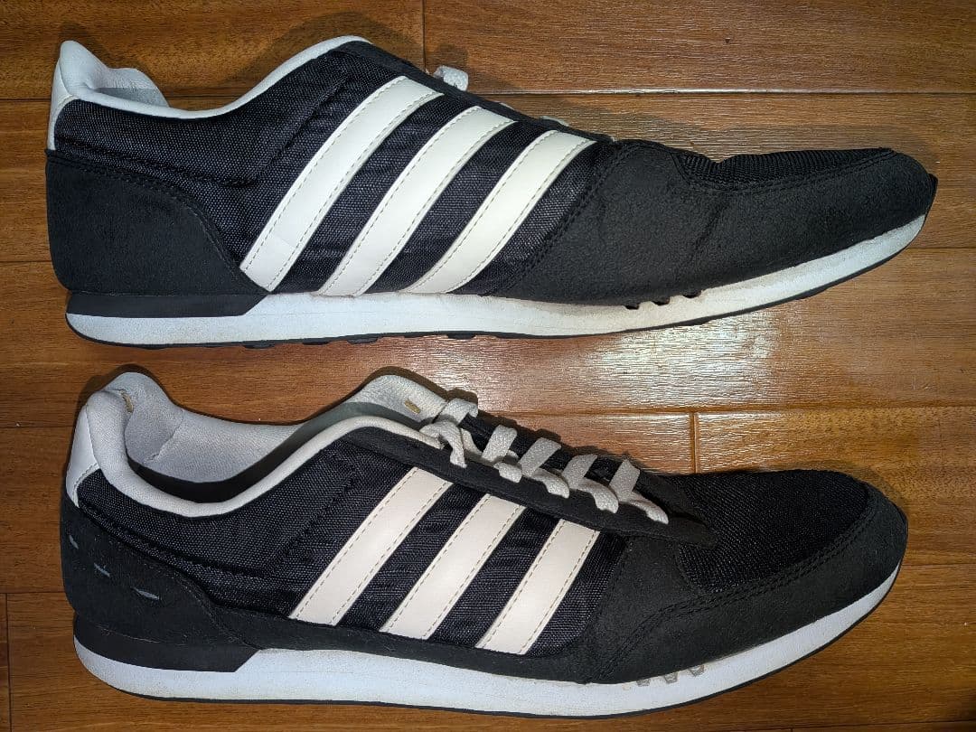 adidas スニーカー F99329 ブラック ホワイト ビッグサイズ — image 4