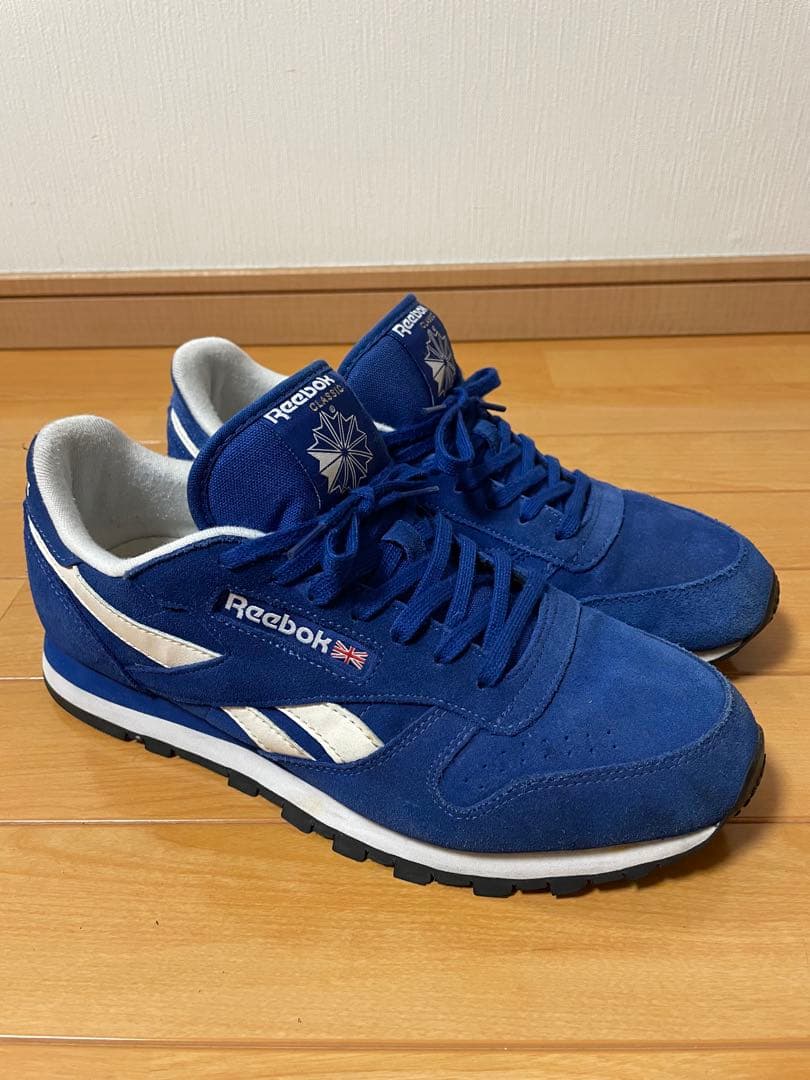 【レトロクラシック！】Reebok CLASSIC スエード スニーカー ブルー — image 4