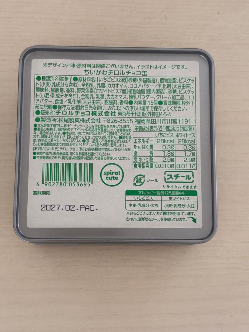 ちいかわ　ちろるちょこ缶　うさぎ — image 2