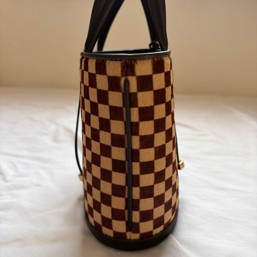 LOUIS VUITTON ダミエソバージュ ハンドバッグ ハラコレザーヴィトン — image 5