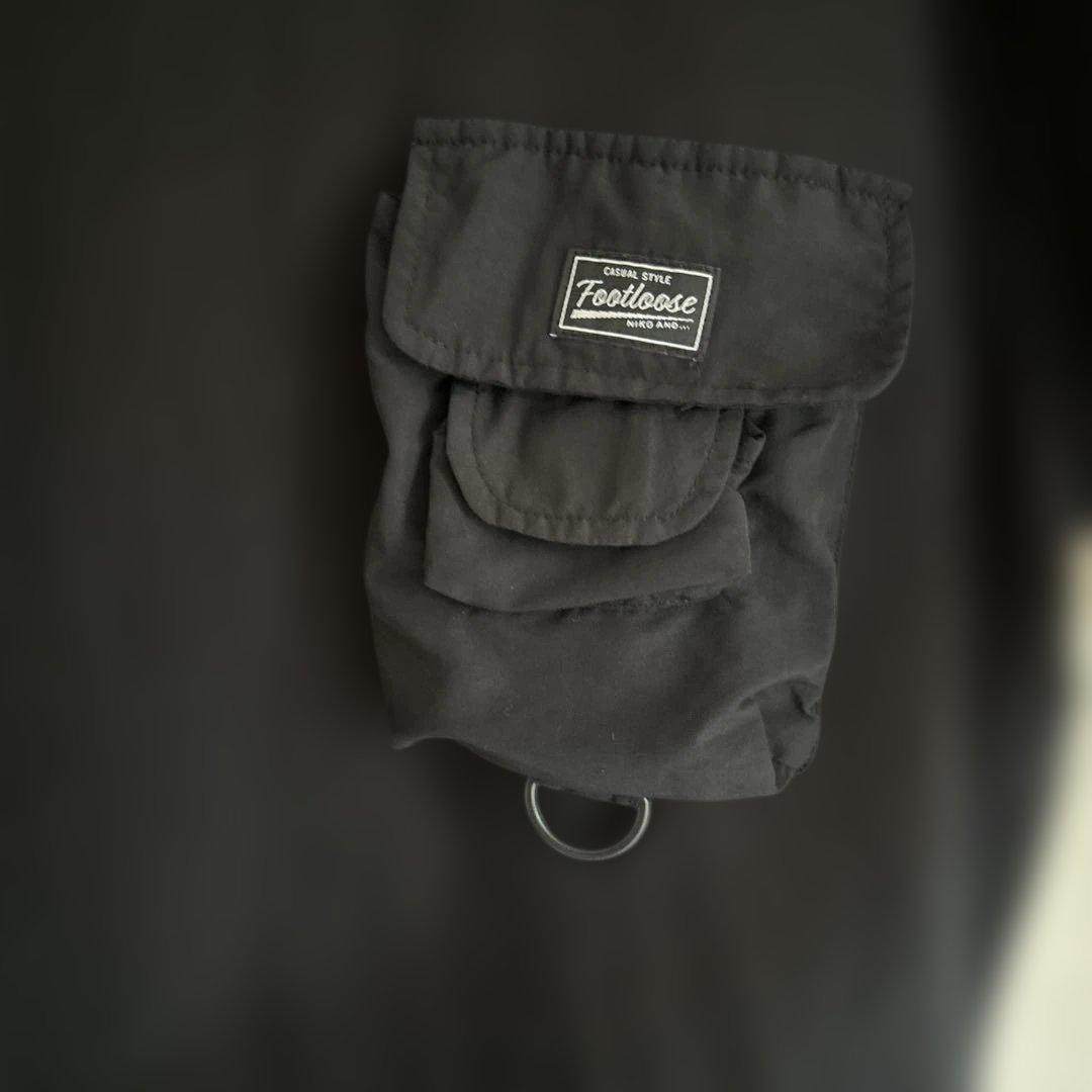 niko and... Footloose ポケット付きTシャツ ブラック — image 2