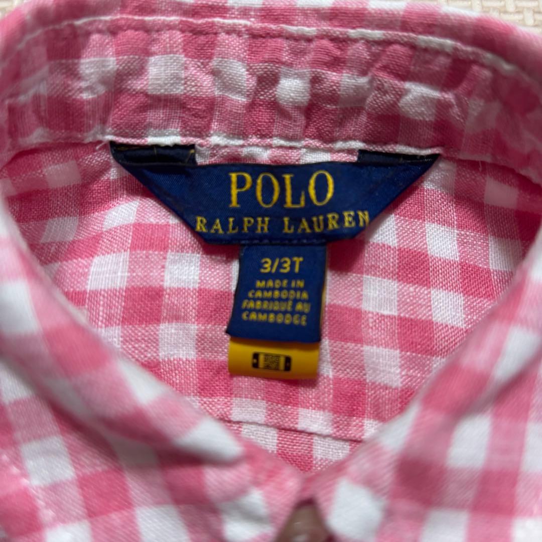 Polo Ralph Lauren 半袖ワンピース 3/3T 100cm — image 3