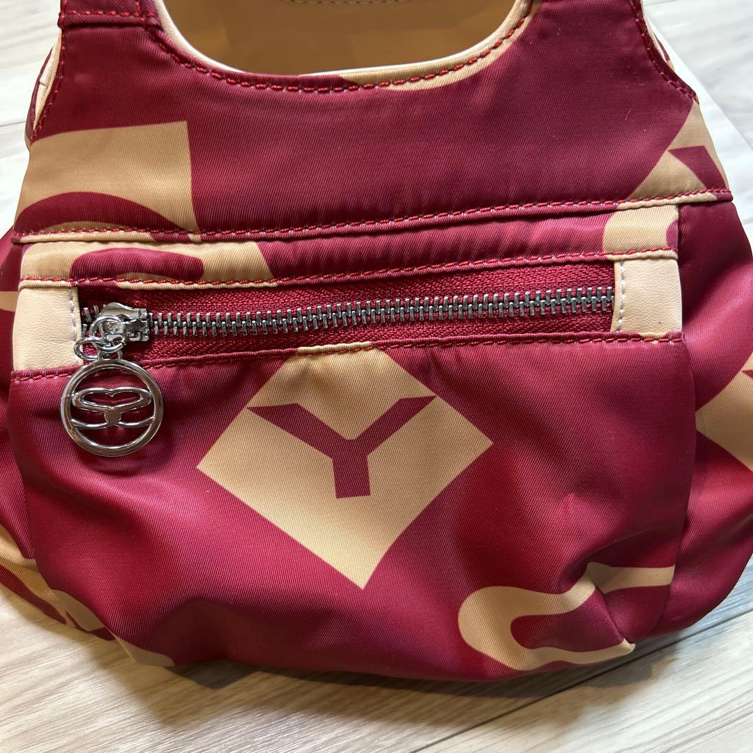 完売品☆SAVOY ロゴ入りハンドバッグ　レッド — image 2