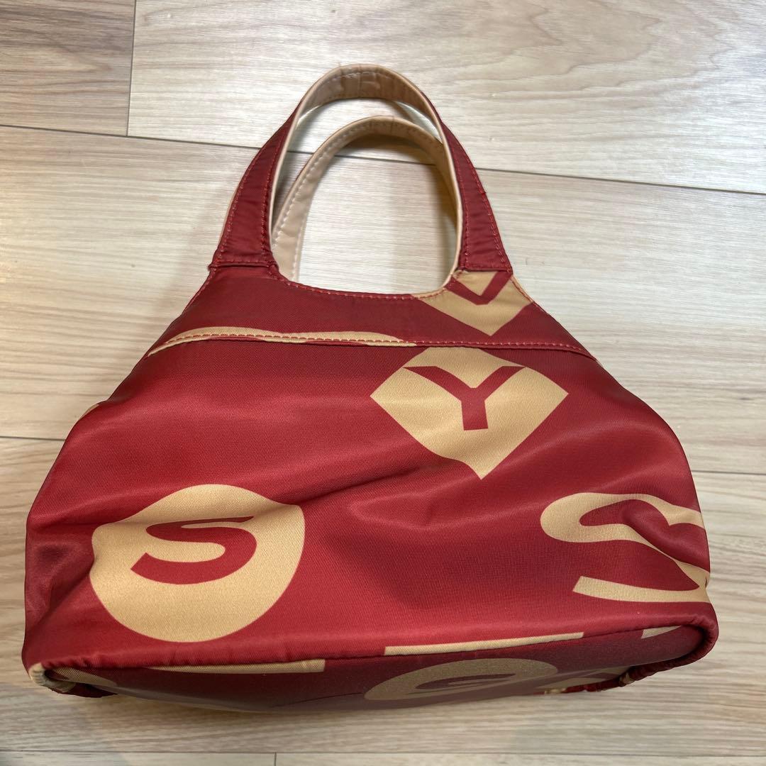 完売品☆SAVOY ロゴ入りハンドバッグ　レッド — image 3