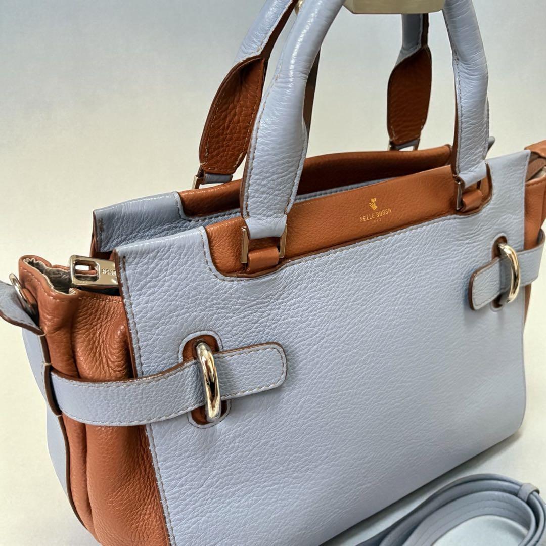 PELLE BORSA ペレボルサ 3wayバイカラー ハンドバッグ — image 2