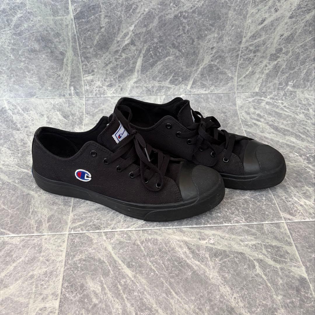 【美品】Champion ブラックスニーカー 27cm 黒 チャンピオン — image 2