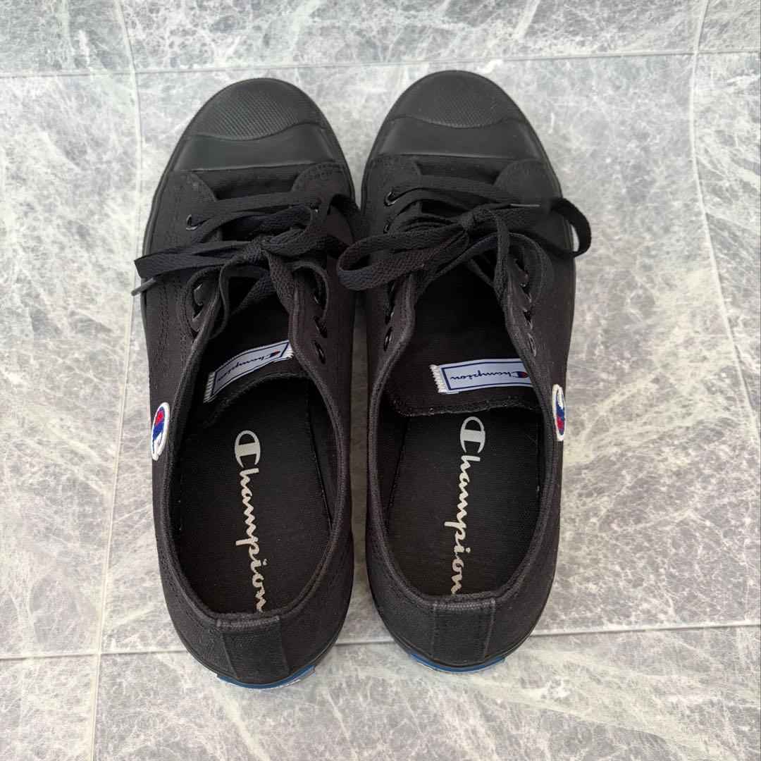 【美品】Champion ブラックスニーカー 27cm 黒 チャンピオン — image 3