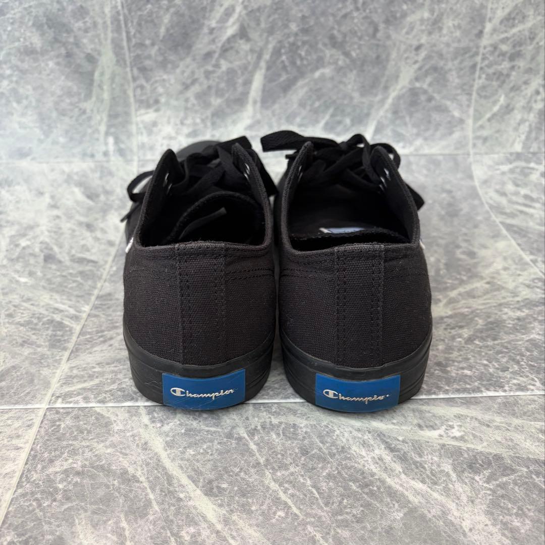 【美品】Champion ブラックスニーカー 27cm 黒 チャンピオン — image 4