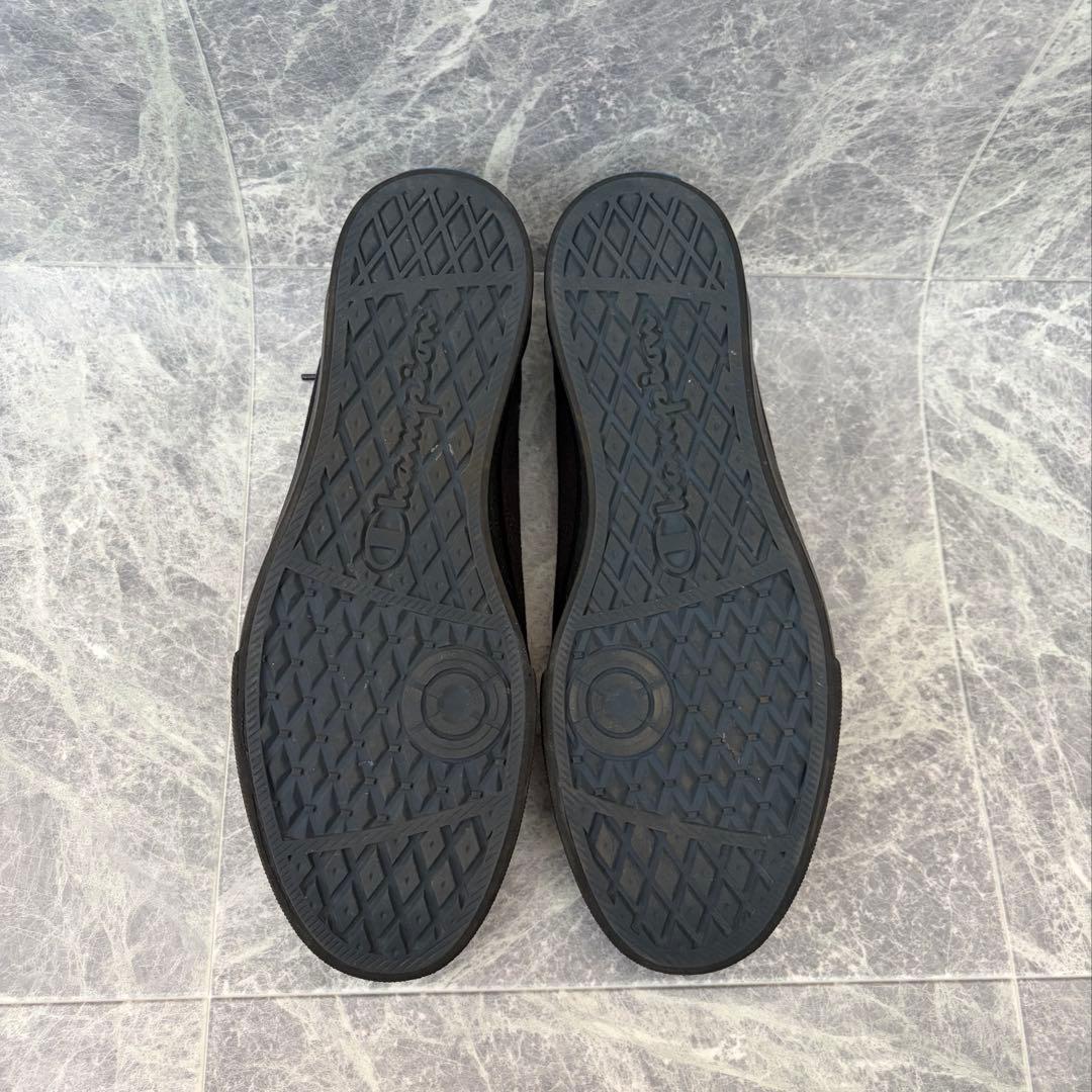 【美品】Champion ブラックスニーカー 27cm 黒 チャンピオン — image 5