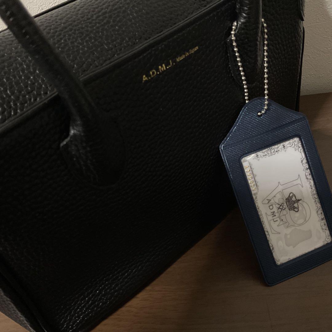 ☆開店セール☆ 使用1日 美品 ADMJ レザー ロゴエンボス ハンドバッグ② — image 3
