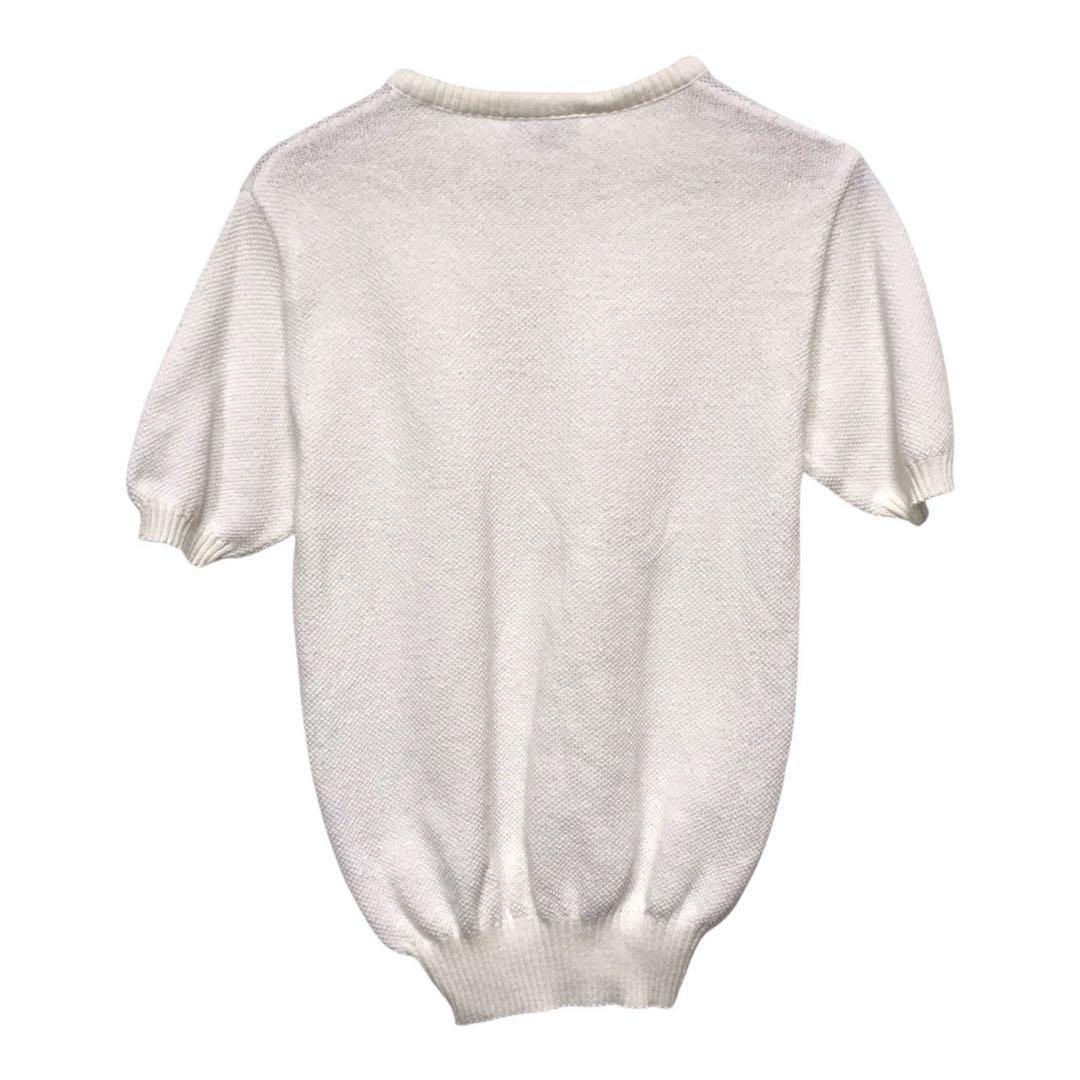 80s CHEMISE LACOSTE ラコステ　ビンテージ半袖ニットセーター — image 2