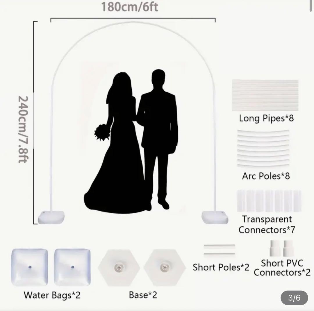 アーチ　結婚式アーチ　ブライダルアーチ — image 4