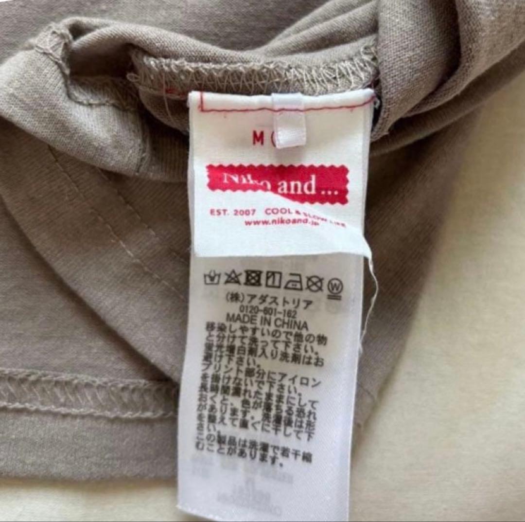 【美品】nico and...ニコアンドプリント Tシャツ 半袖 Mサイズ — image 4