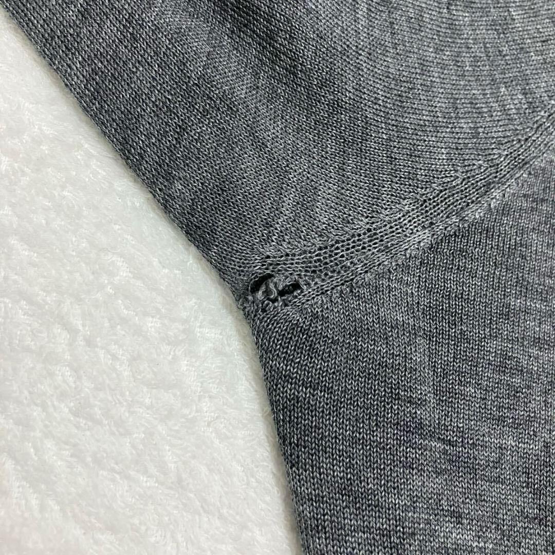 ☆ザラ☆ニット 薄手 タイト L タートルネック 長袖 グレー ストレッチ — image 5
