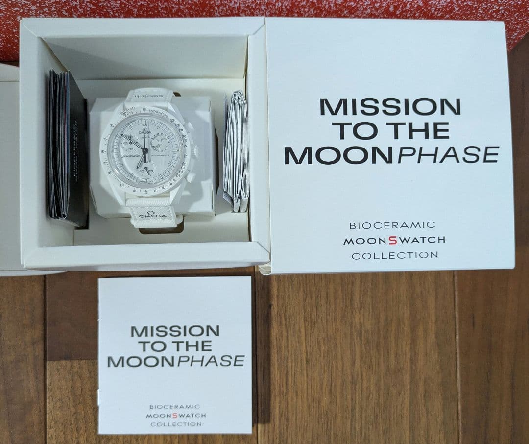 Snoopy OMEGA Swatch Moon スウォッチ スヌーピー 白黒 — image 2