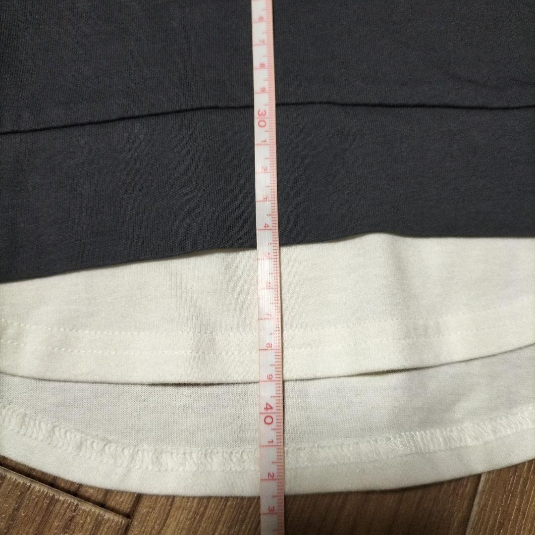 週末限定！希少新品 FRUIT OF THE LOOM レイヤードTシャツ 95 — image 5