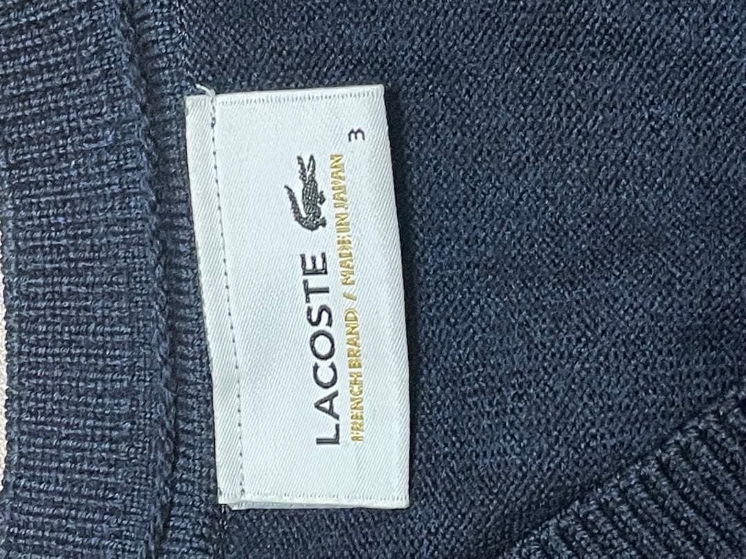 ラコステ　ネイビー　セーター　Lacoste — image 3