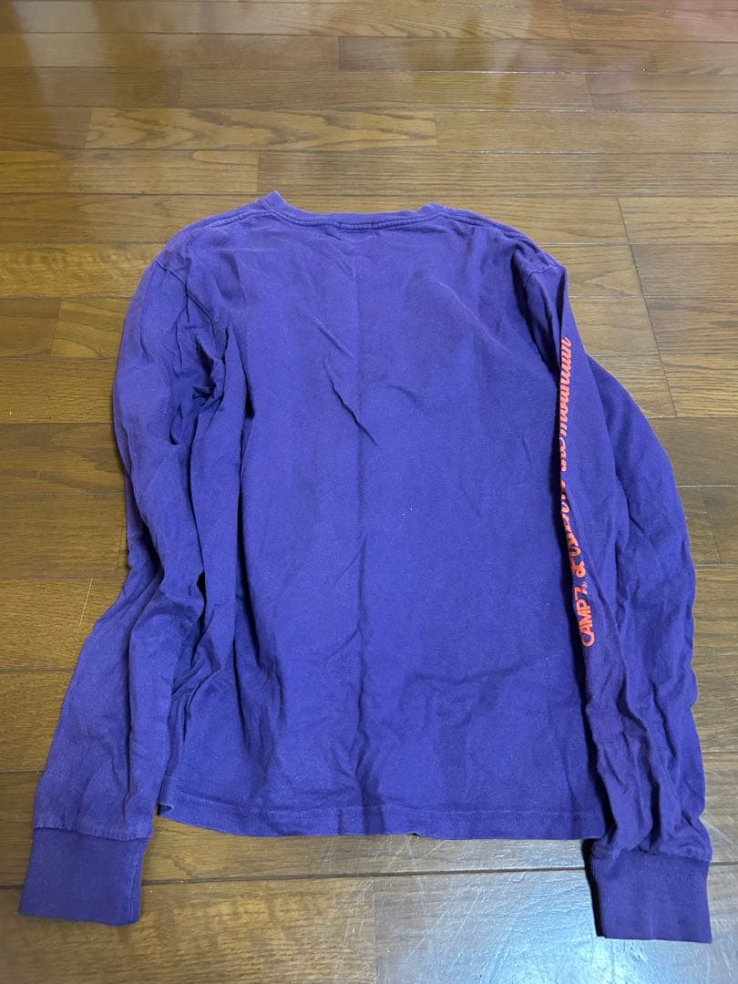 CAMP7 長袖 Tシャツ パープル Mサイズ — image 2