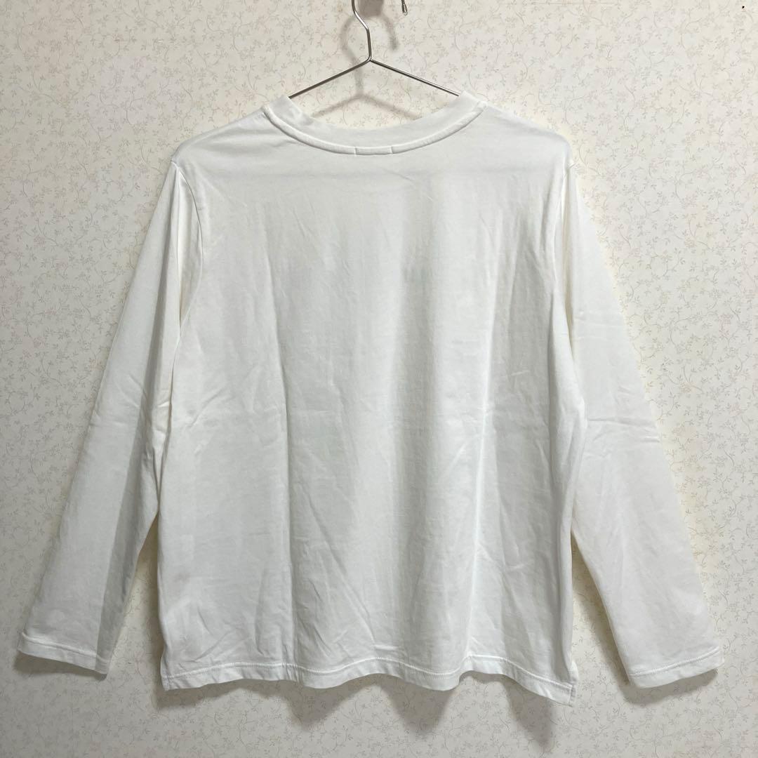 新品✨ハニーズ　レディース　Tシャツ プリントTシャツ　長袖　ホワイト — image 2