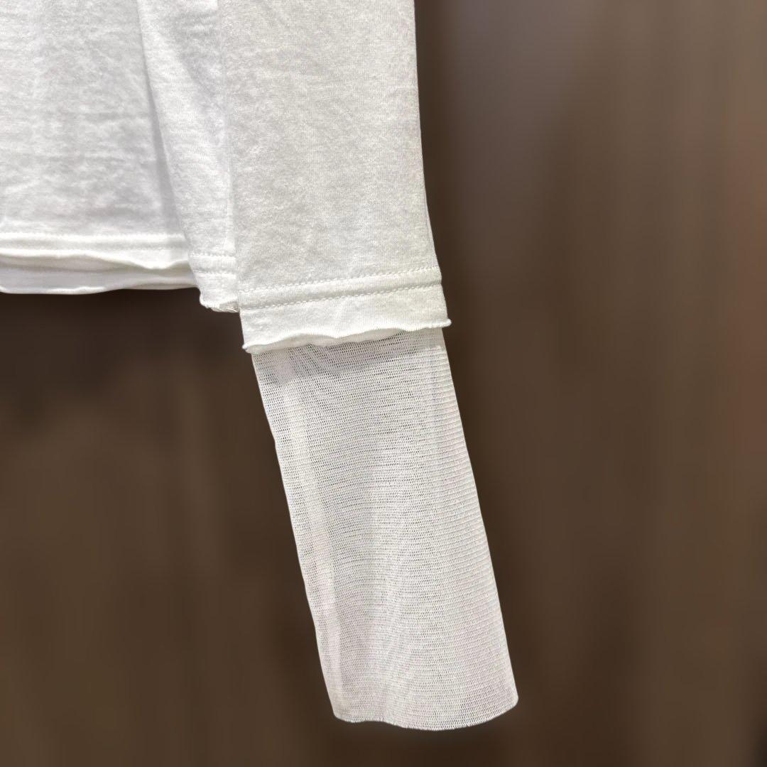 SLOBE IENA スローブイエナ　レイヤードスリーブロンTEE ホワイト — image 4