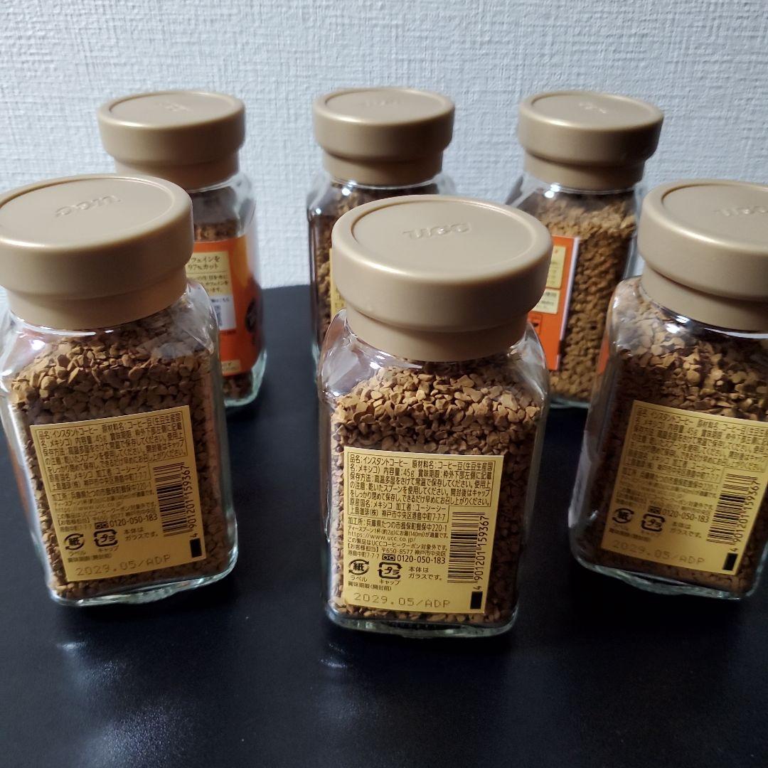 UCC インスタントコーヒー 45g カフェインレスコーヒー 6個セット価格 — image 2