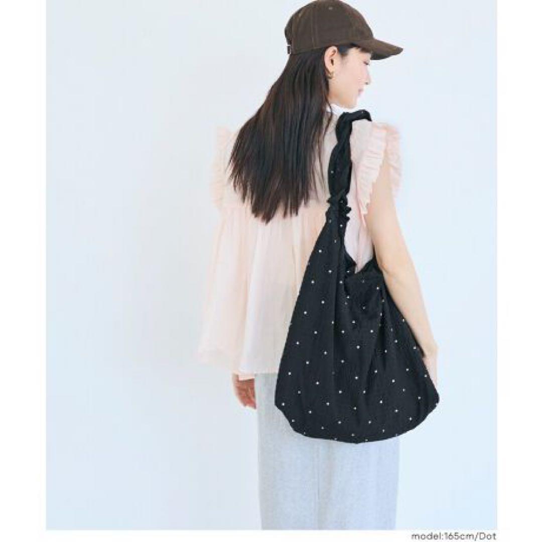 【今期完売】coca フリルトートバッグ　ドット — image 2