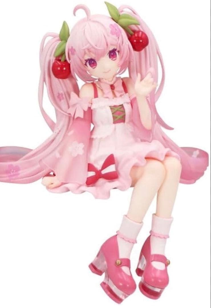 初音ミク　ぬーどるストッパーフィギュア 桜ミク2025ウィンク　【箱無し】 — image 2