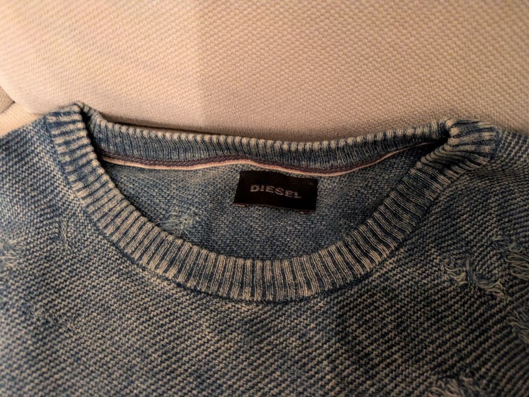DIESEL ダメージ加工 クルーネックセーター — image 2