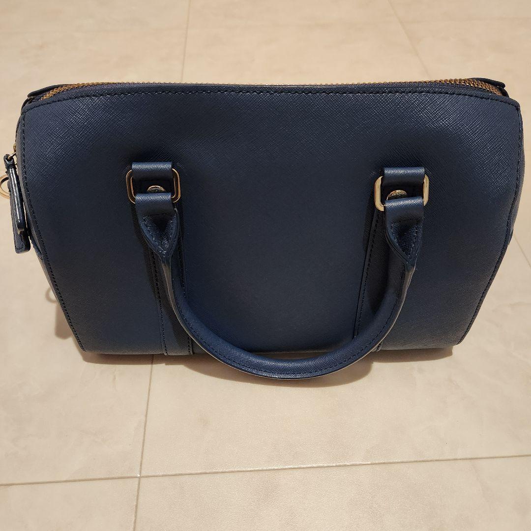 【美品】agnes b. ハンドバッグ ネイビー — image 2