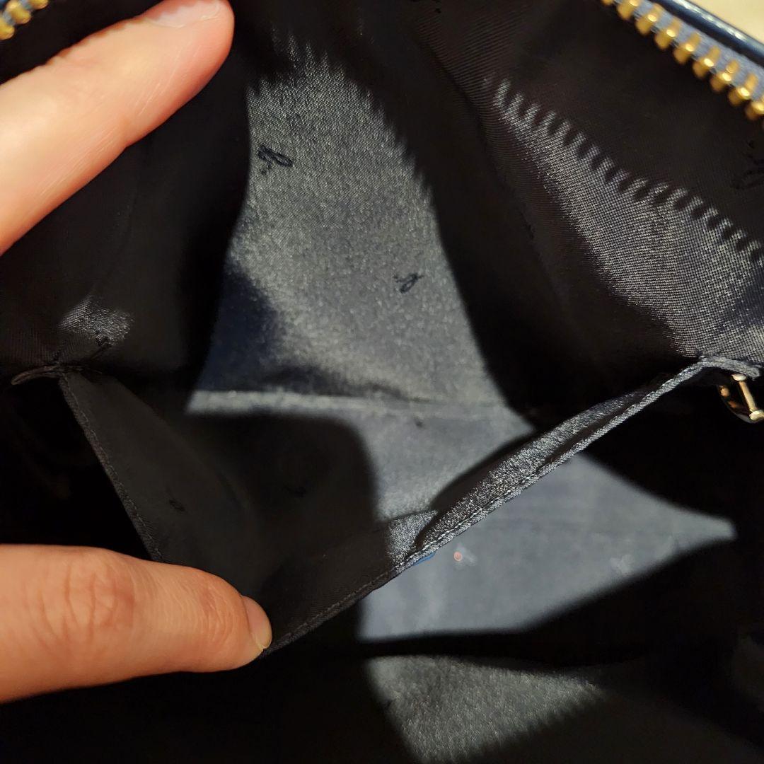 【美品】agnes b. ハンドバッグ ネイビー — image 5