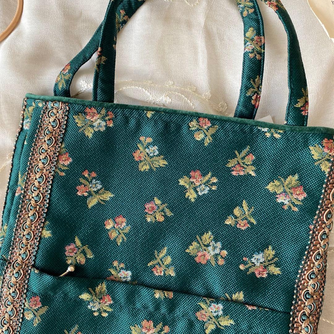 vintageレトロヴィンテージ刺繍バッグ — image 5