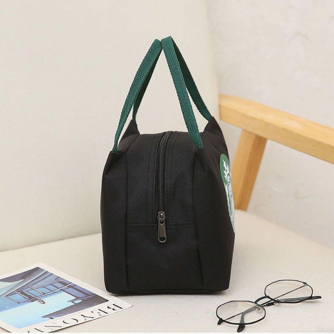 再入荷！新品海外スターバックス限定弁当入れ 保冷バッグ　手提げバッグ　ブラック — image 4
