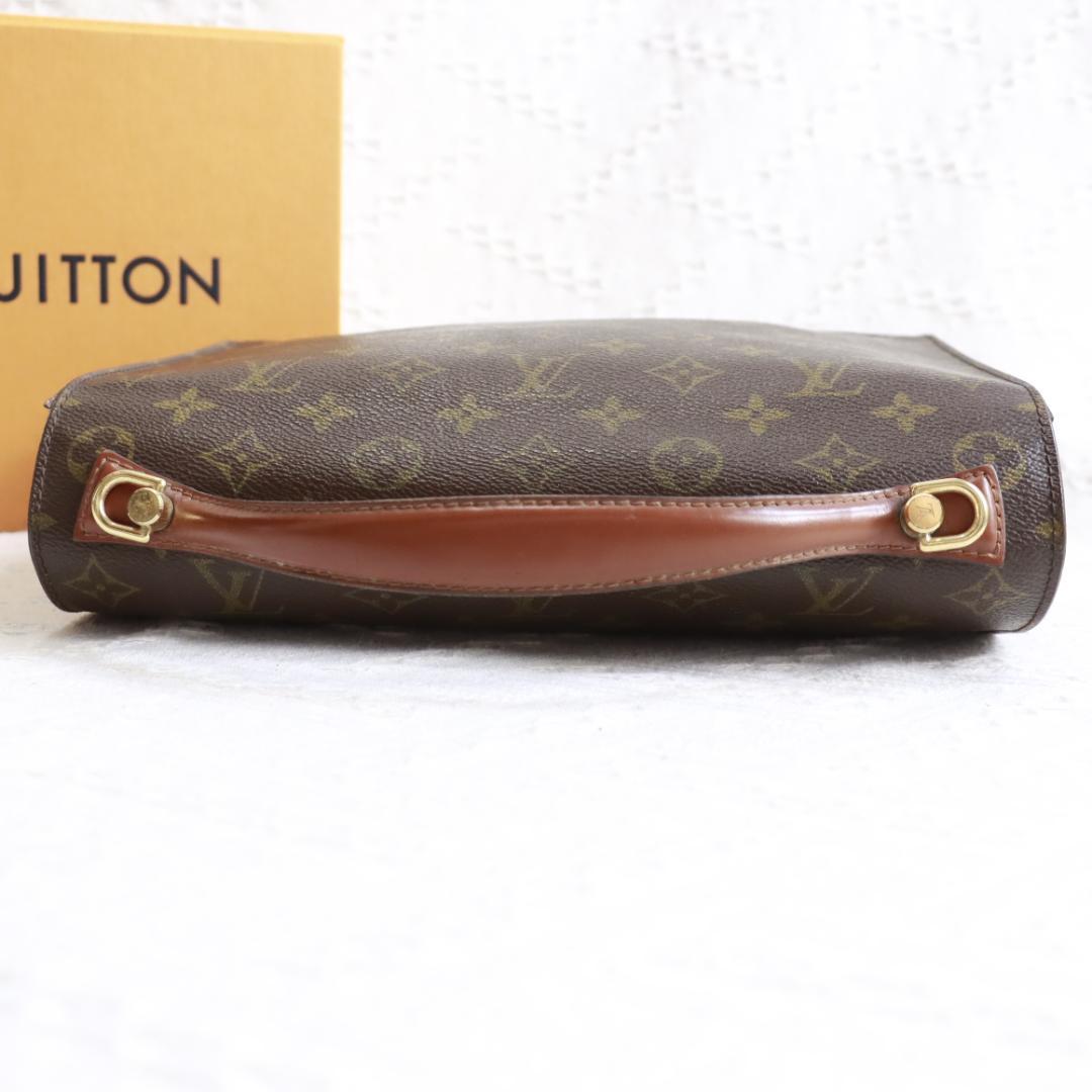 Louis Vuitton　モンソー　ハンドバッグ　モノグラム　ヴィトン　書類 — image 3