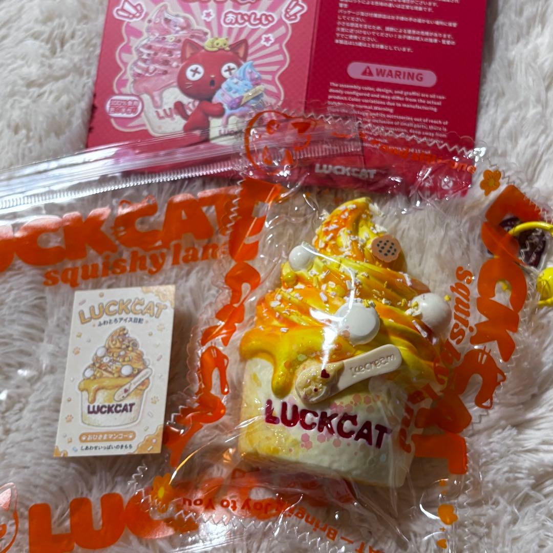 【大幅値下げ】LUCKCAT ふわとろアイス日記 マンゴー スクイーズ — image 2