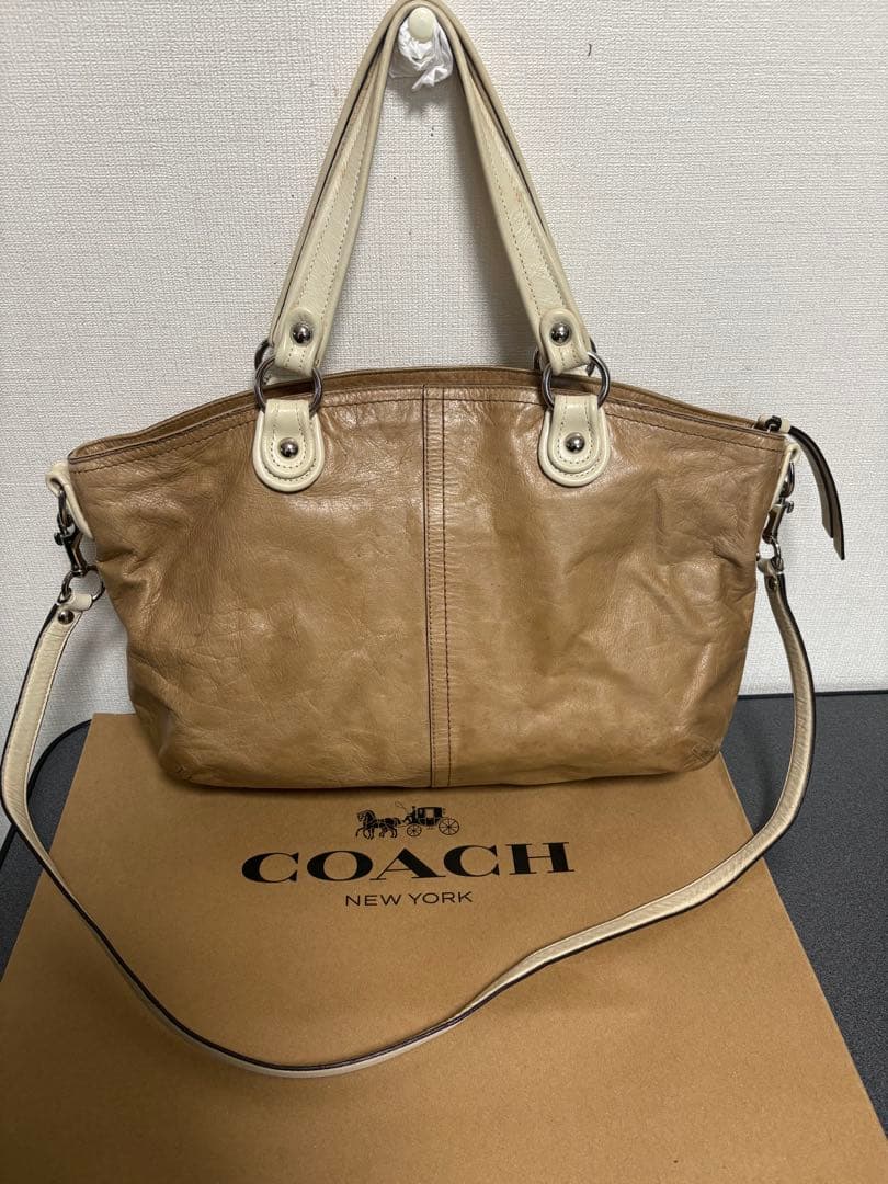 正規品COACH カーキレザー2way バック モデルNoL1172-18994 — image 4