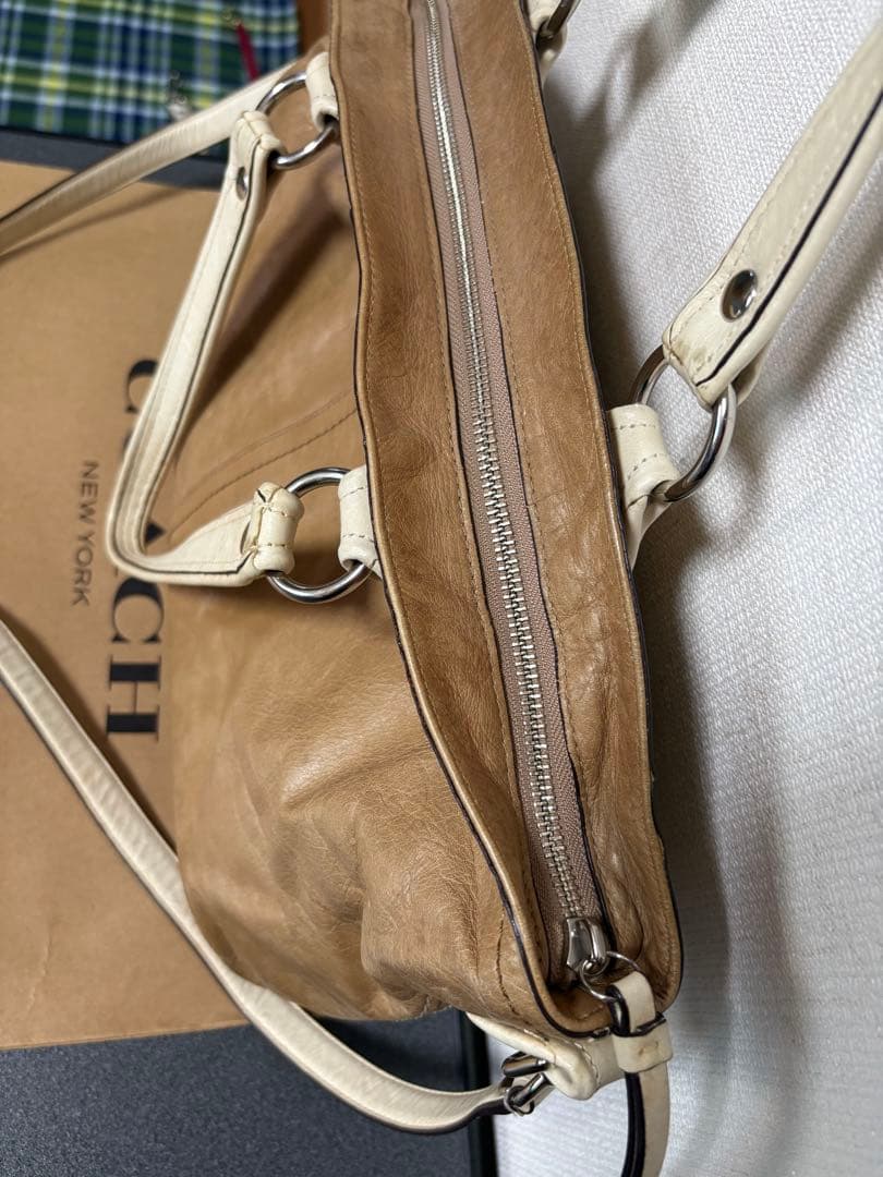 正規品COACH カーキレザー2way バック モデルNoL1172-18994 — image 5