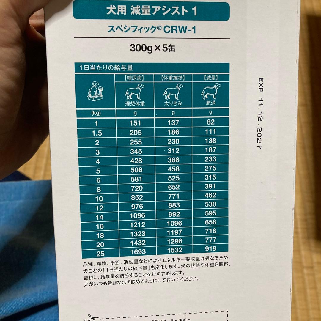 SPECIFIC 犬用 減量アシスト1 CRW-1 300g×5缶 — image 5