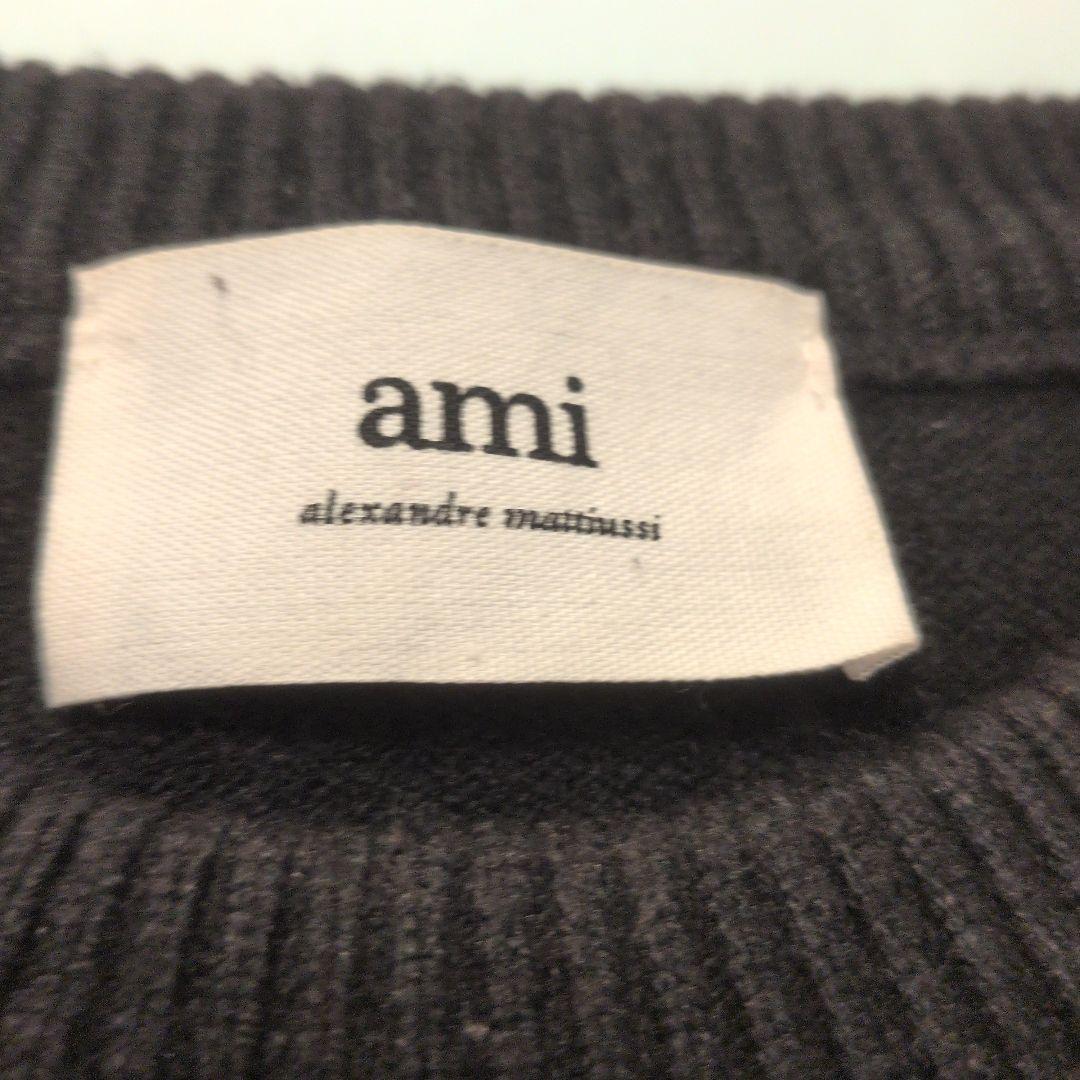 AMI PARIS　 ニット　セーター　ハート　ブラック L — image 5