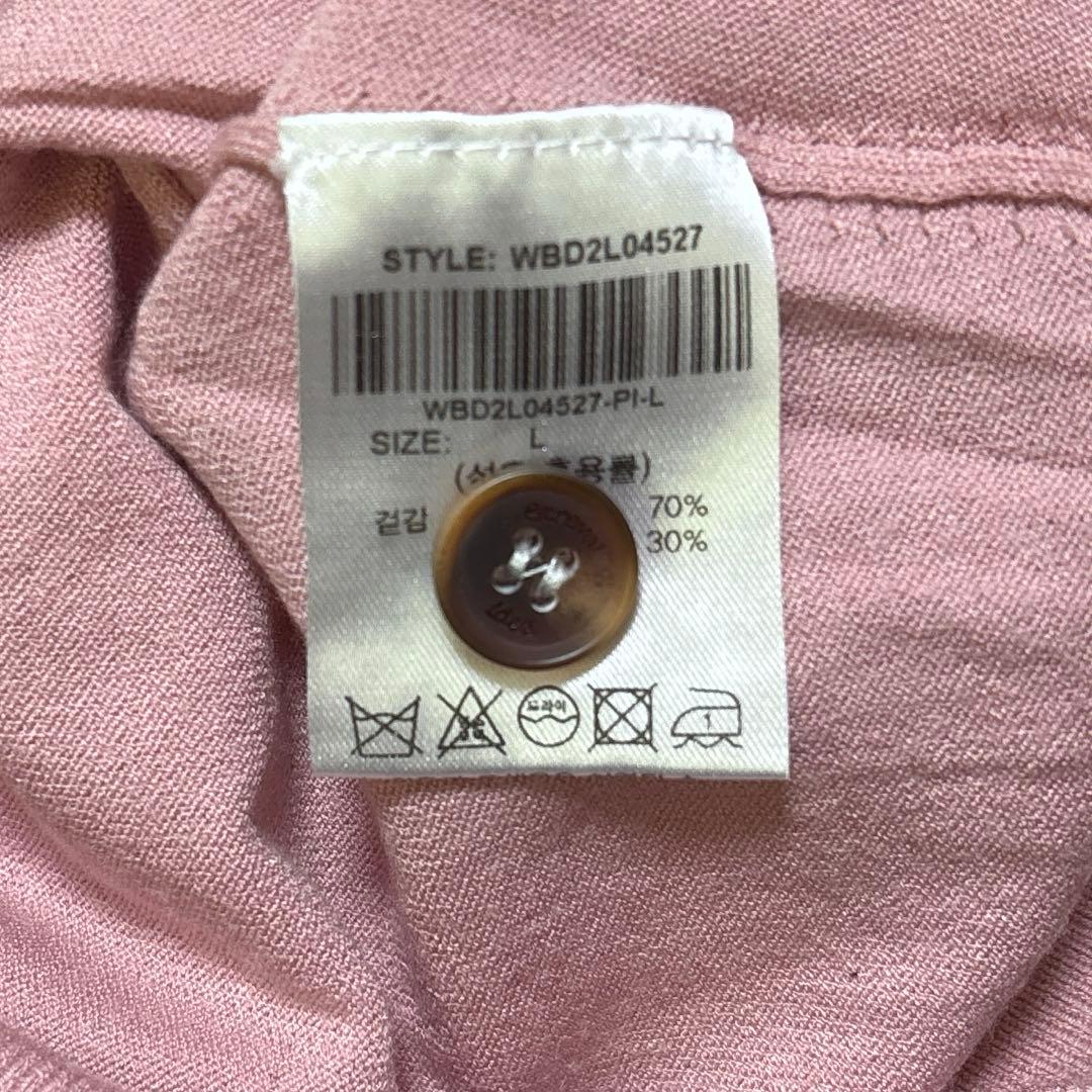 【値下げ】GENERAL IDEA Half Cardigan ピンク　Lサイズ — image 5