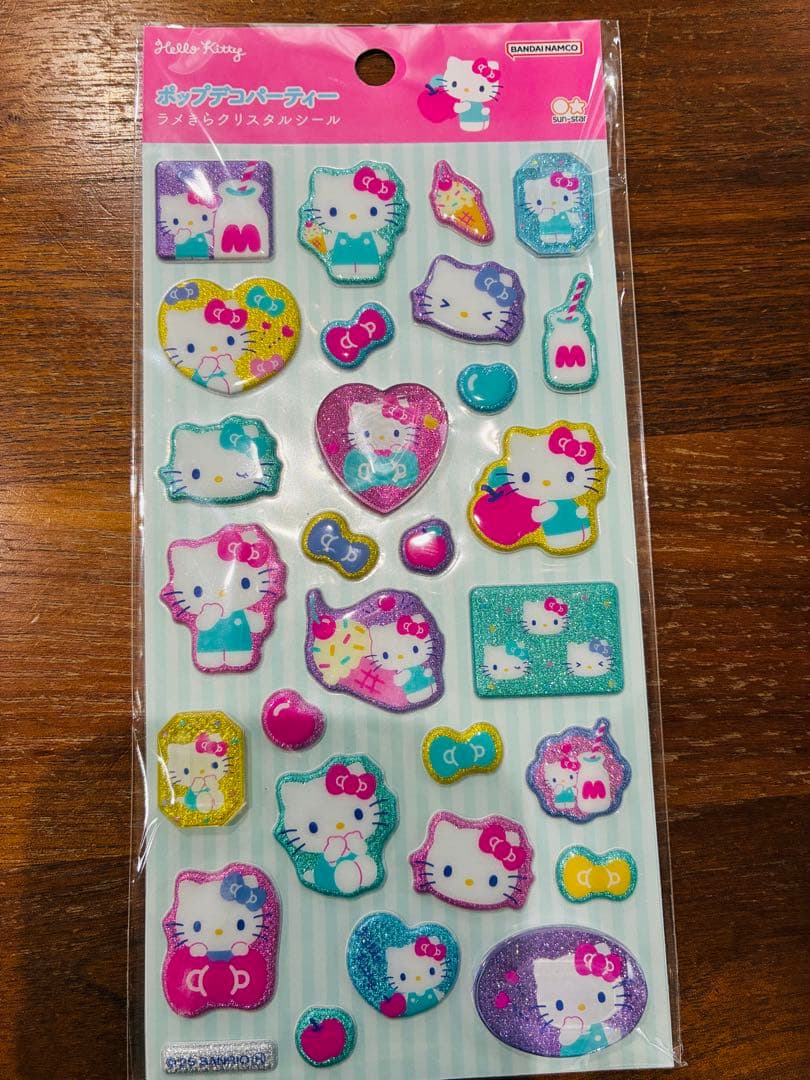 ハローキティ ぷっくりシール 2枚セット — image 3