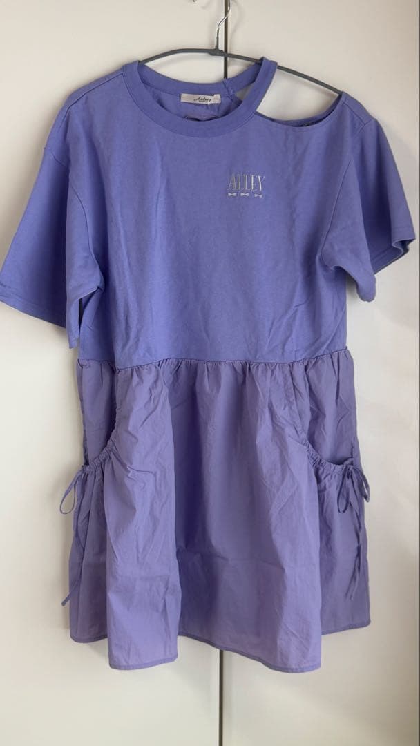 Alley by w closet ペプラムTシャツ パープル — image 2