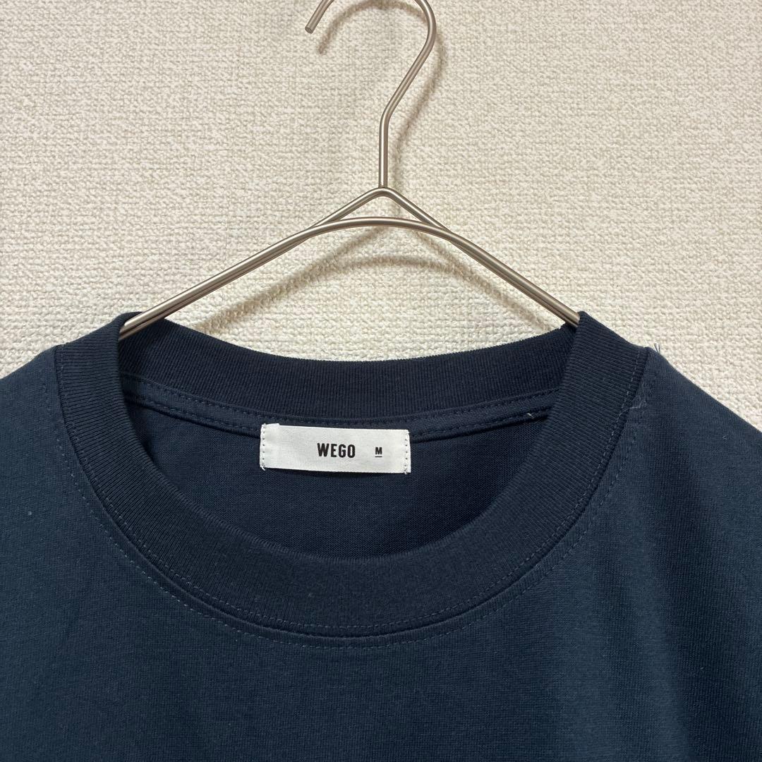 WEGO Tシャツ　半袖　M 紺　ビックシルエット　ユニセックス — image 3