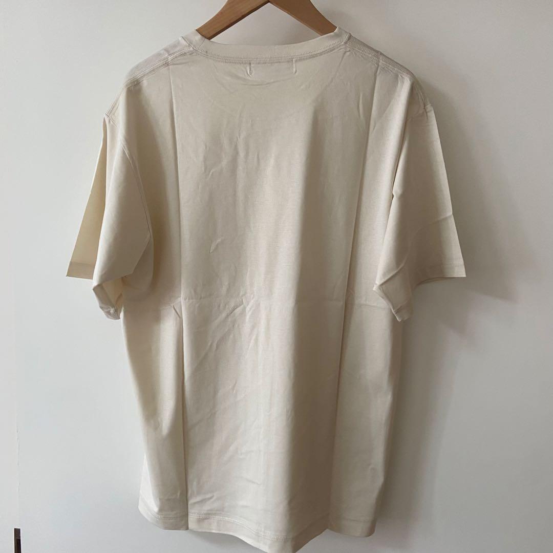 未使用 コルニエ Cornier カットソー Tシャツ ライトベージュ Mサイズ — image 5