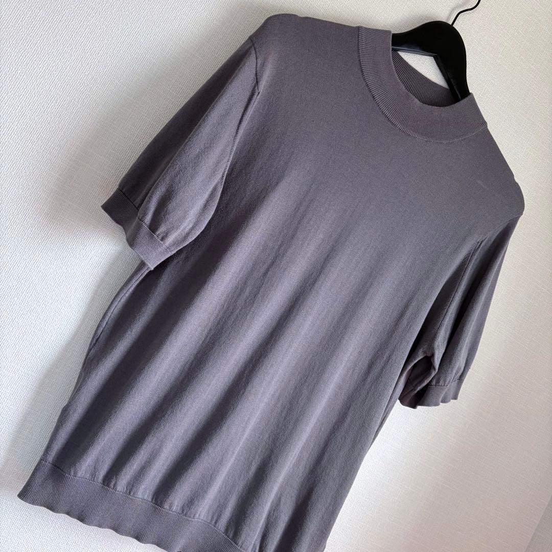 JOHN SMEDLEY モックネックニット シーアイランドコットン イギリス製 — image 2