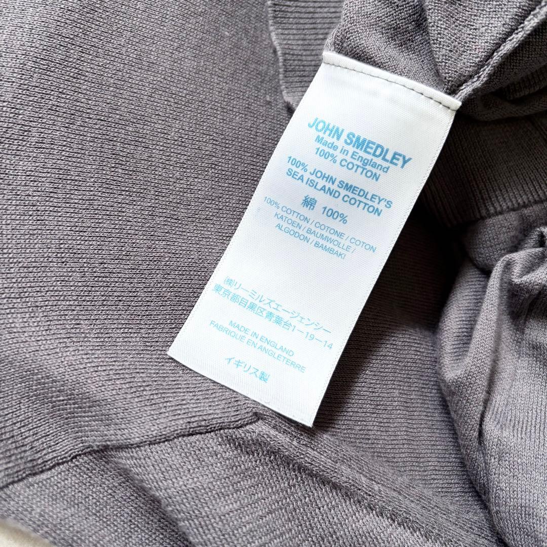 JOHN SMEDLEY モックネックニット シーアイランドコットン イギリス製 — image 5