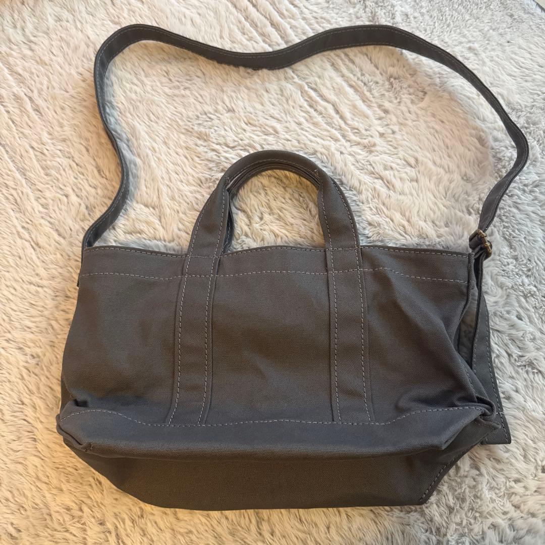 L.L.Bean 2way トートバッグ ショルダー グレー — image 2