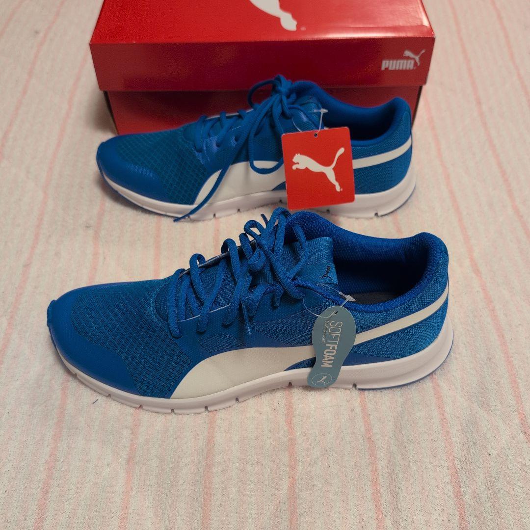 【新品未使用】PUMA スニーカー ブルー×ホワイト 28.5cm — image 2