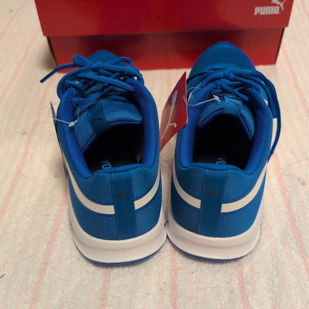 【新品未使用】PUMA スニーカー ブルー×ホワイト 28.5cm — image 3