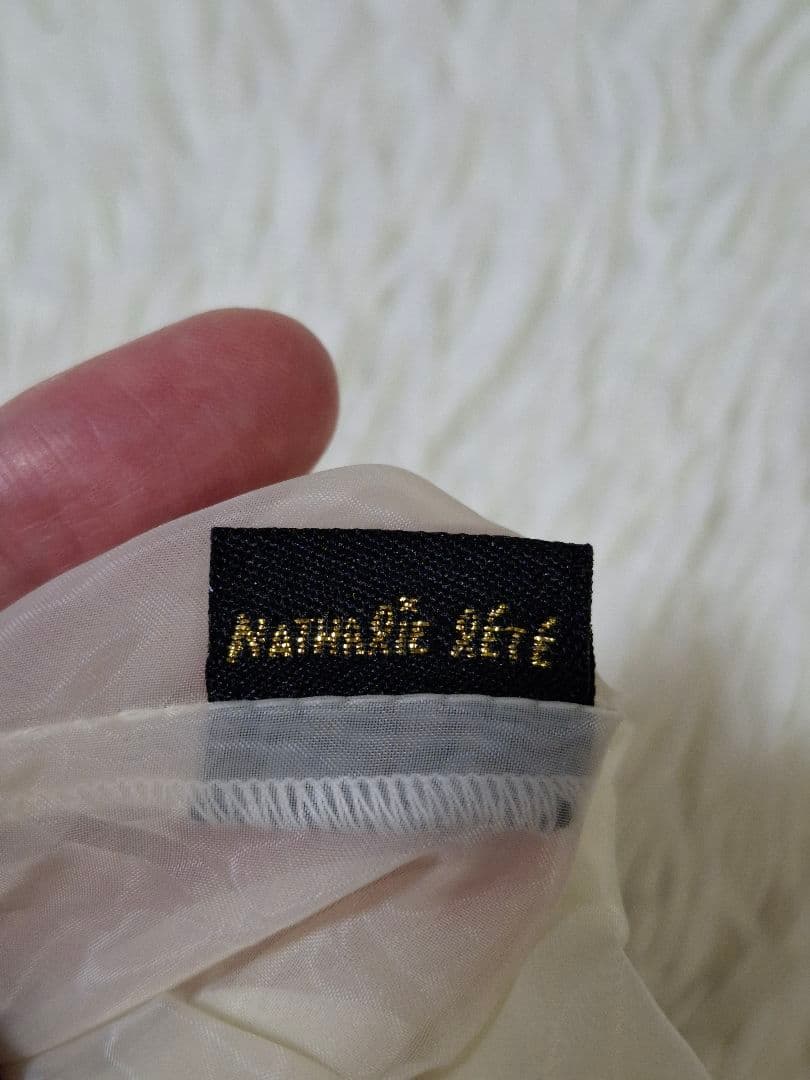 Nathalie Lete 猫刺繍 オーガンジーバッグ — image 4