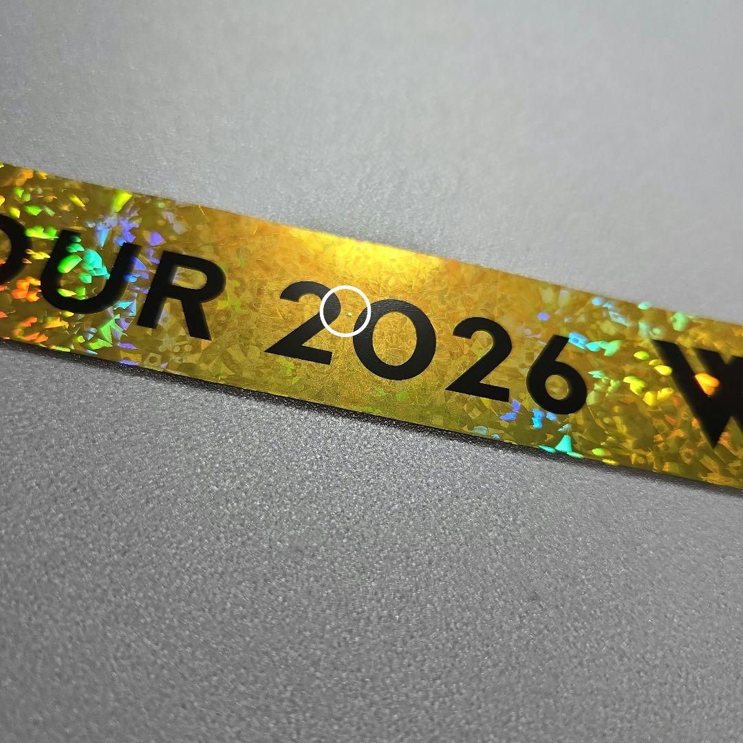 ★超美品★ 嵐 2026 We are ARASHI 銀テープ 銀テ 金テ 金色 — image 3